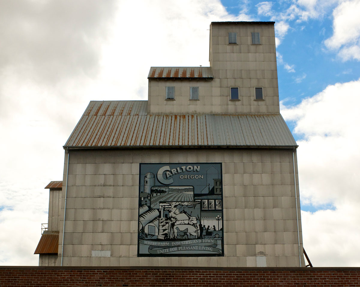 Carlton Grain Elevator Restoration Flâneur Winery