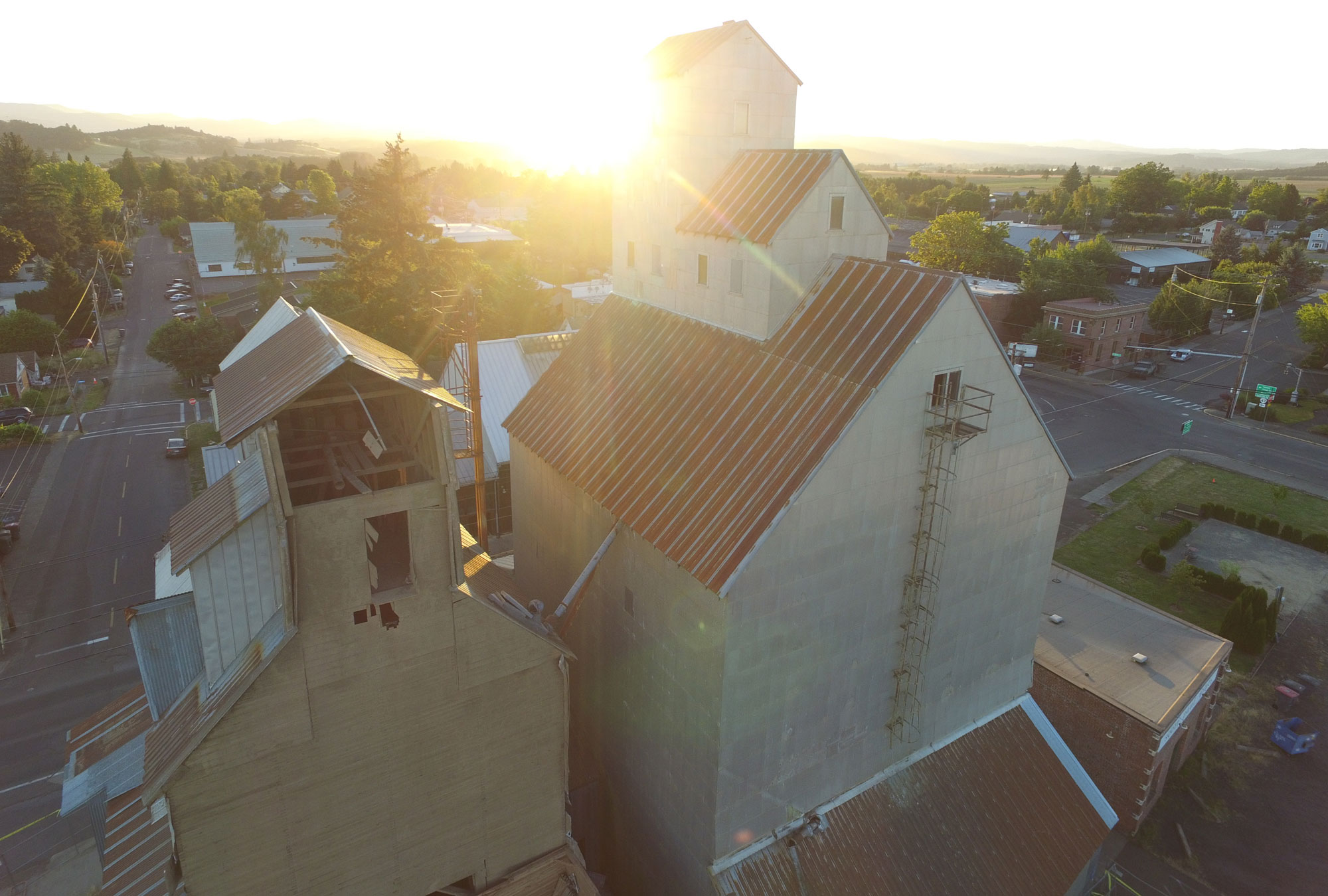 Elevator-2 Carlton Grain Elevator Restoration Flâneur Winery