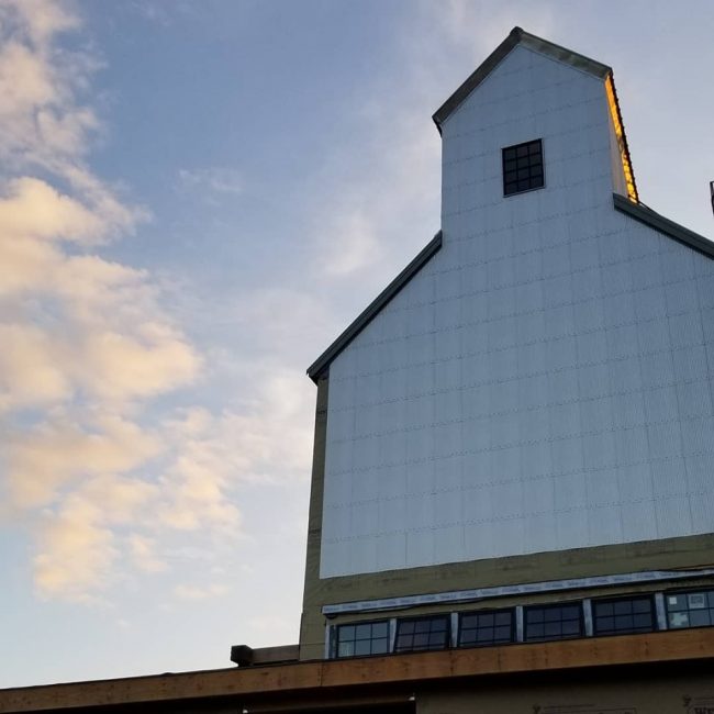Top of the grain elevator