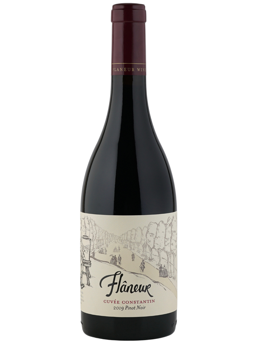 Bottle of 2019 Cuvee constantin pinot noir