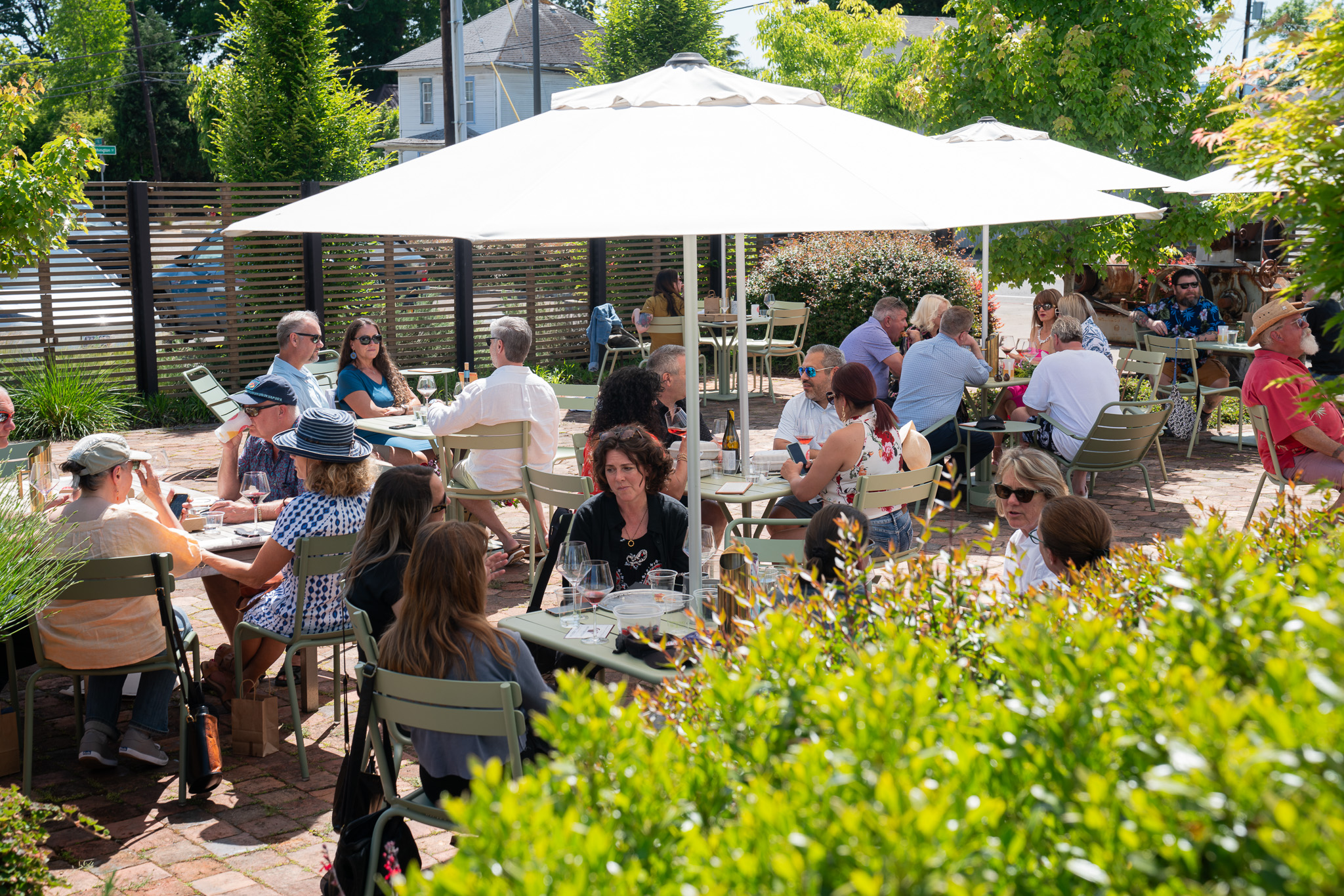 The Patio at Flaneur Wines